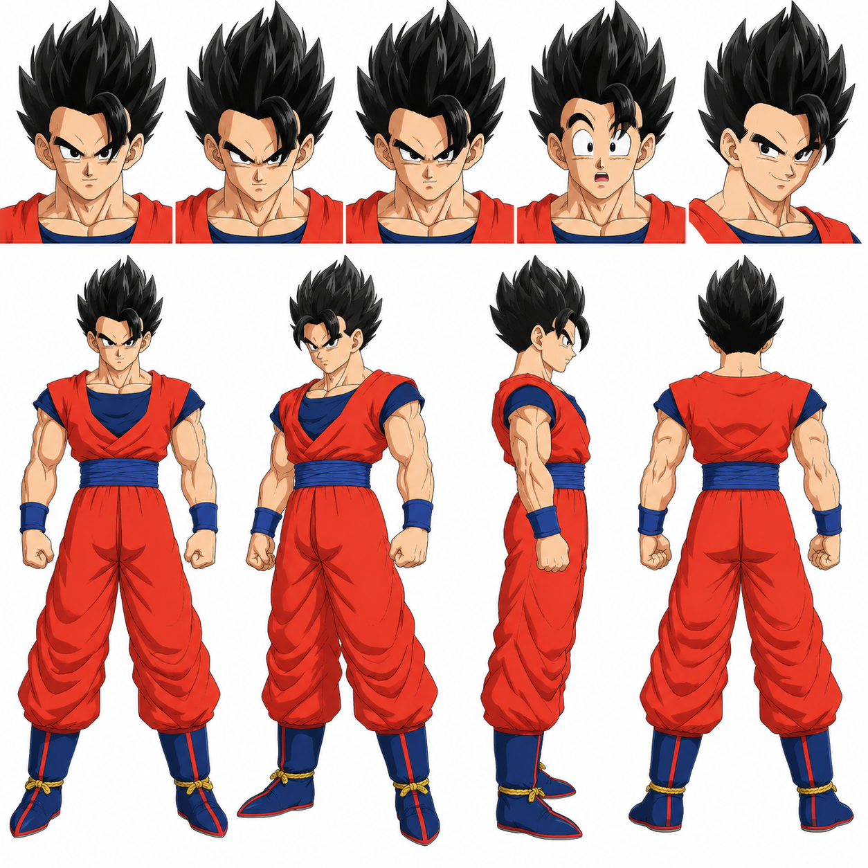 Red Gi Martial Artist Character Sheet